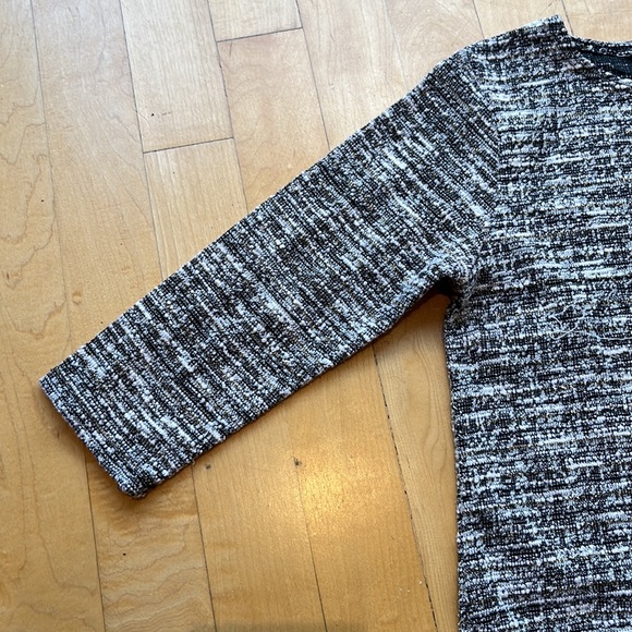 KMW girls dress size 12. Sparkles of gold woven throughout, 3/4 length sleeve - Picture 2 of 5